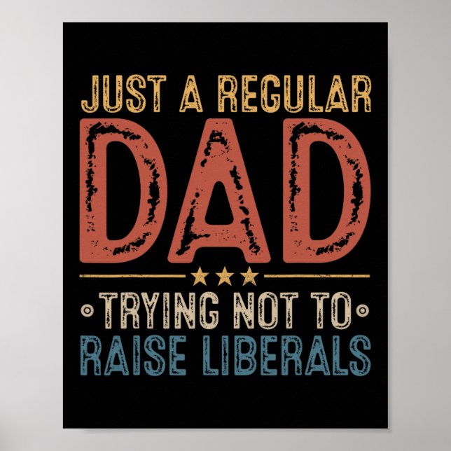 Republikaner, einfach ein normaler Vater, der vers Poster (Vorne)