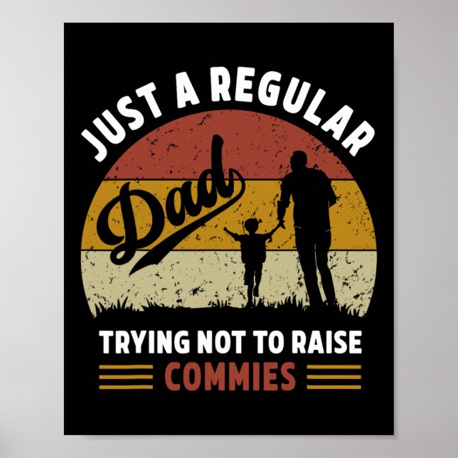 Republikaner, einfach ein normaler Vater, der vers Poster (Vorne)