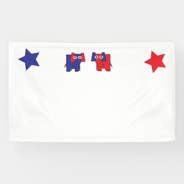 Republikaner Elefant Banner (Horizontal)