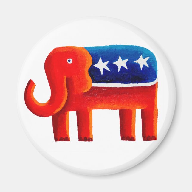 Republikaner Elephant Magnet (Vorne)