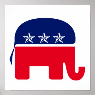 Republikaner Elephant Poster