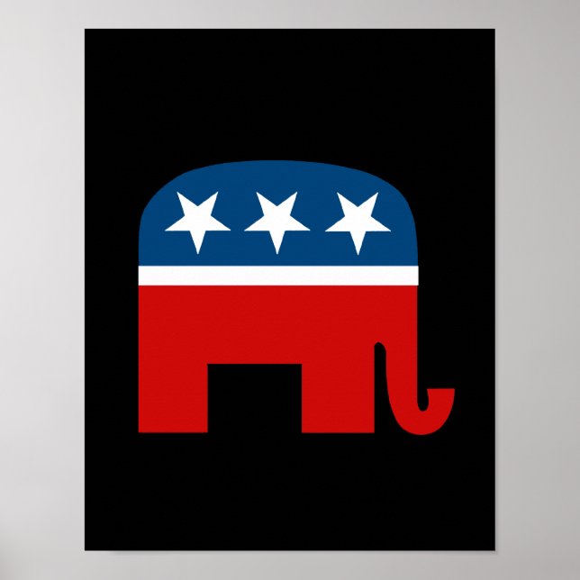 Republikaner Elephant Poster (Vorne)