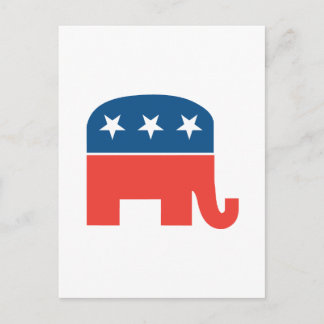 Republikaner Elephant Postkarte