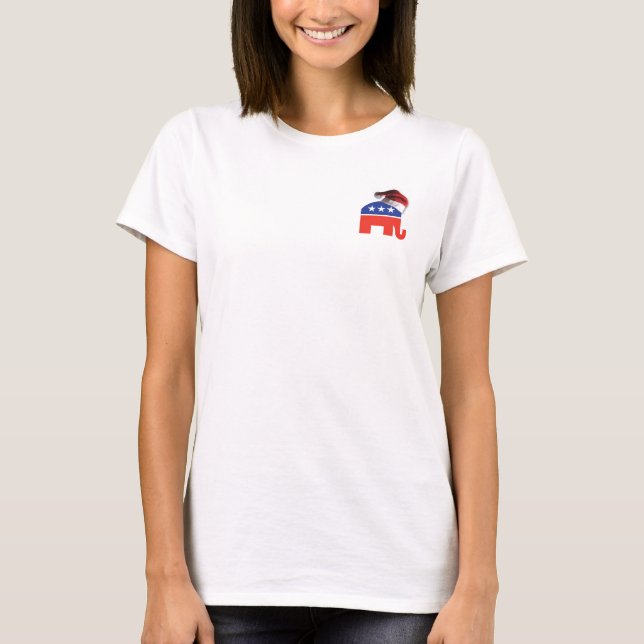 Republikaner-Elephant-XMAS T-Shirt (Vorderseite)