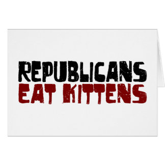 Republikaner essen Kätzchen