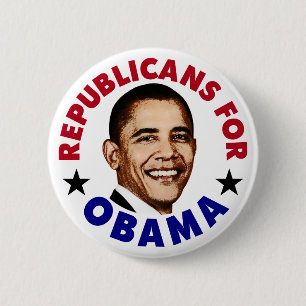 Republikaner Für Barack Obama Knopf Button