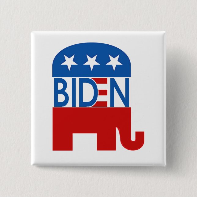 Republikaner für Biden 2020 Button (Vorderseite)