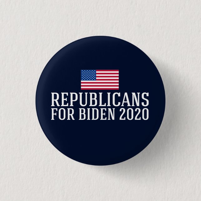 Republikaner für Biden 2020 Button (Vorderseite)