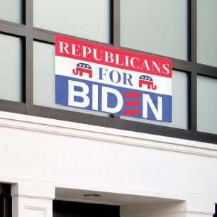 Republikaner für Biden Abstimmung Biden 2024 Wah Banner