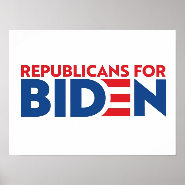 Republikaner für Biden-Kampagne Poster (Vorne)