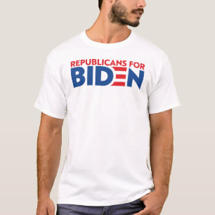 Republikaner für Biden Unisex White T - Shirt