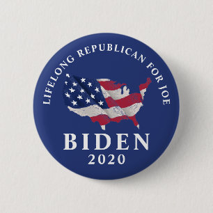 Republikaner für Joe   Abstimmung für Joe Biden 20 Button