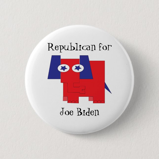 Republikaner für Joe Biden Button (Vorderseite)