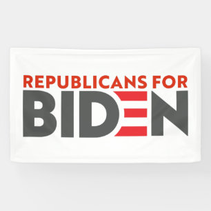 Republikaner für Joe Biden Präsident Banner