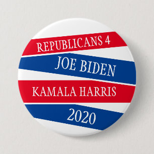 Republikaner für Joe Biden und Kamala Harris 2020 Button