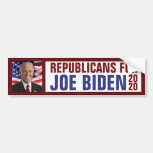 Republikaner für Joe Biden US-Präsident Foto 2020 Autoaufkleber