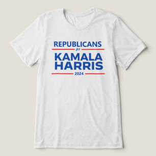 Republikaner für Kamala Harris 2024 Tri-Blend Shirt