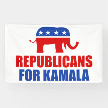Republikaner für Kamala Harris Elephant Political