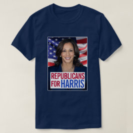 Republikaner für Kamala Harris Präsident Foto 2024 T-Shirt