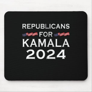 Republikaner für Kamala Harris W Waltz 2024 Zip Ho Mousepad