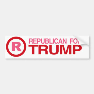 Republikaner für Trump 2016 - Bumper -.png Autoaufkleber