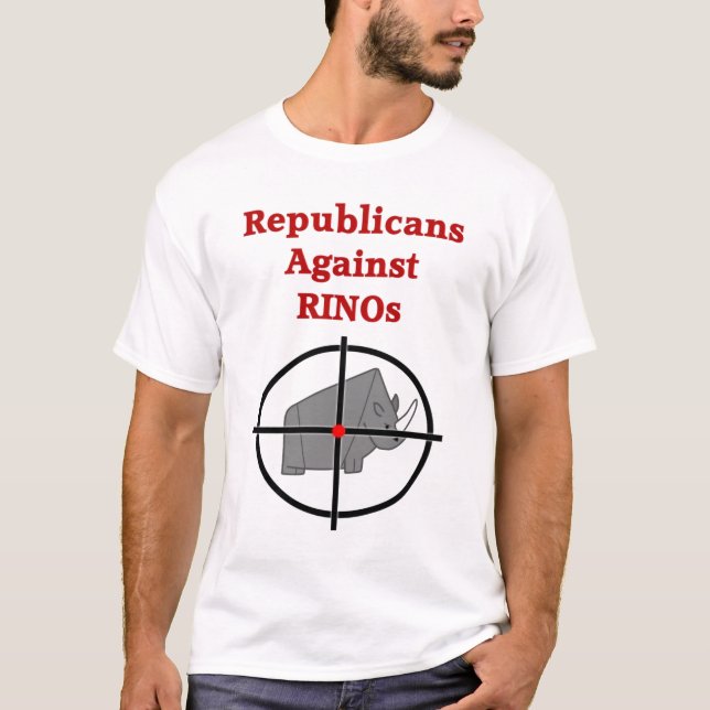 Republikaner gegen RINOs T - Shirt 1 (Vorderseite)