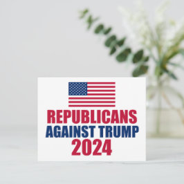 Republikaner gegen Trump Wahlkarte 2024