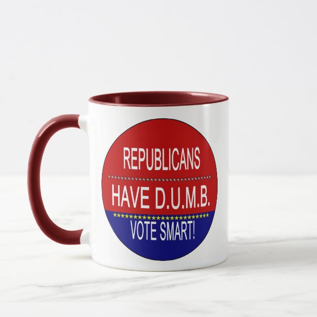 Republikaner haben DUMB-Kaffee Tasse (Links)