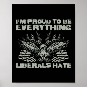 Republikaner Ich bin stolz alles zu sein, was Libe Poster