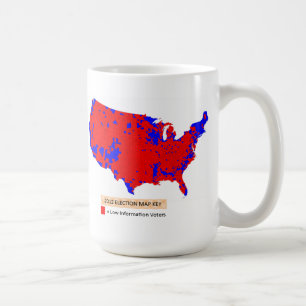 Republikaner sind niedrige Informations-Wähler Tasse