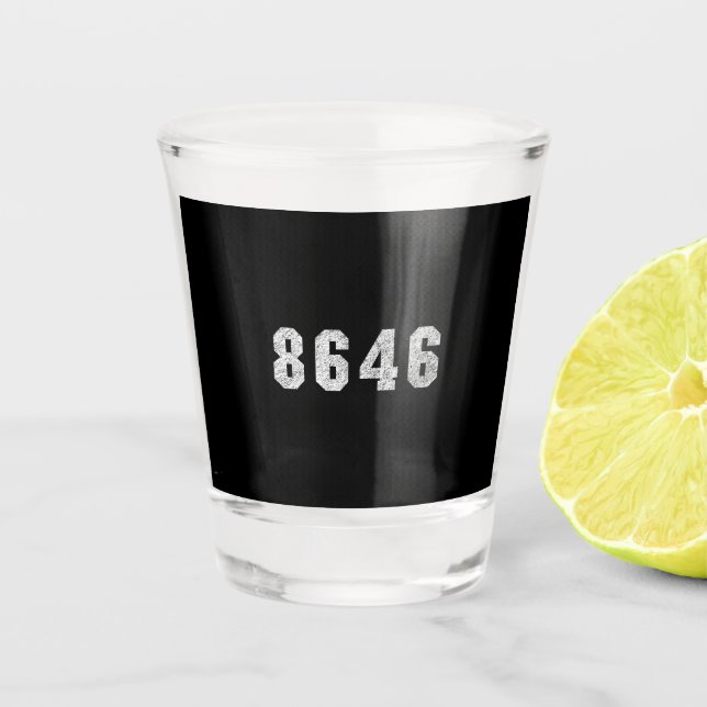 Republikaner Trump 86 46 Schnapsglas (Vorderseite)