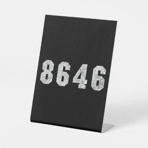 Republikaner Trump 86 46 Sockelschild