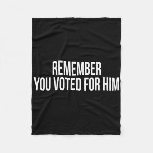 Republikaner Trump Demokrat Gang Uni Fleecedecke