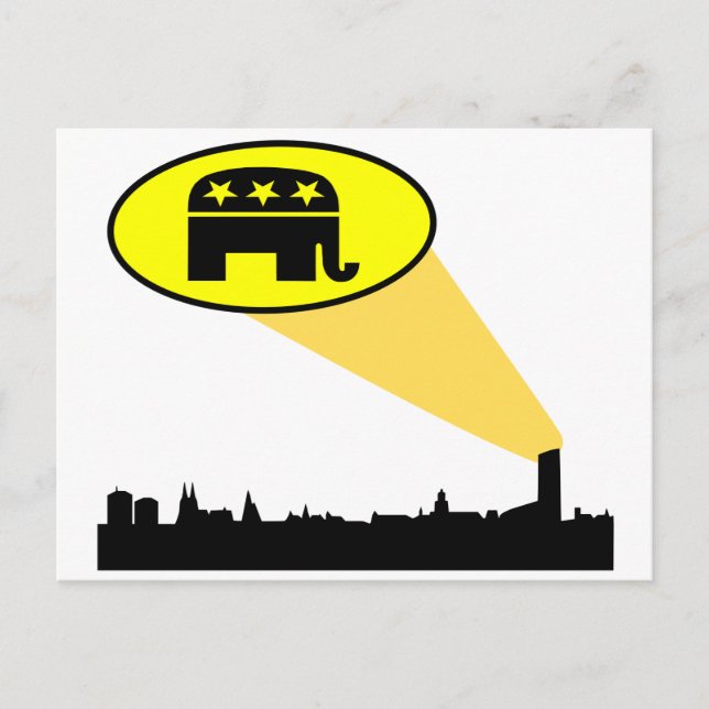 Republikaner und Trump, das Ihr Land braucht Sie Postkarte (Vorderseite)