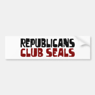 Republikaner-Verein-Siegel Autoaufkleber