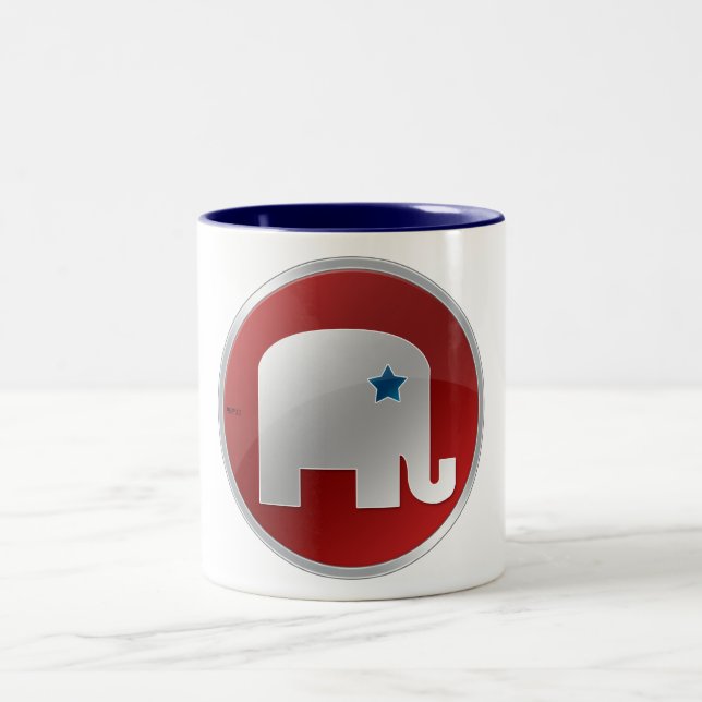 Republikaner Zweifarbige Tasse (Mittel)
