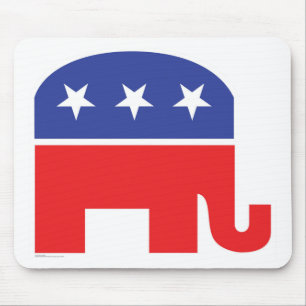 Republikanisch-Elefant Mousepad