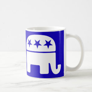 Republikanische Elefant-Tasse Tasse
