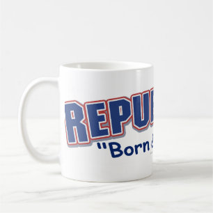 Republikanische geborene u. angehobene Tasse