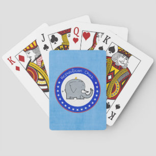 republikanische Hühner Spielkarten