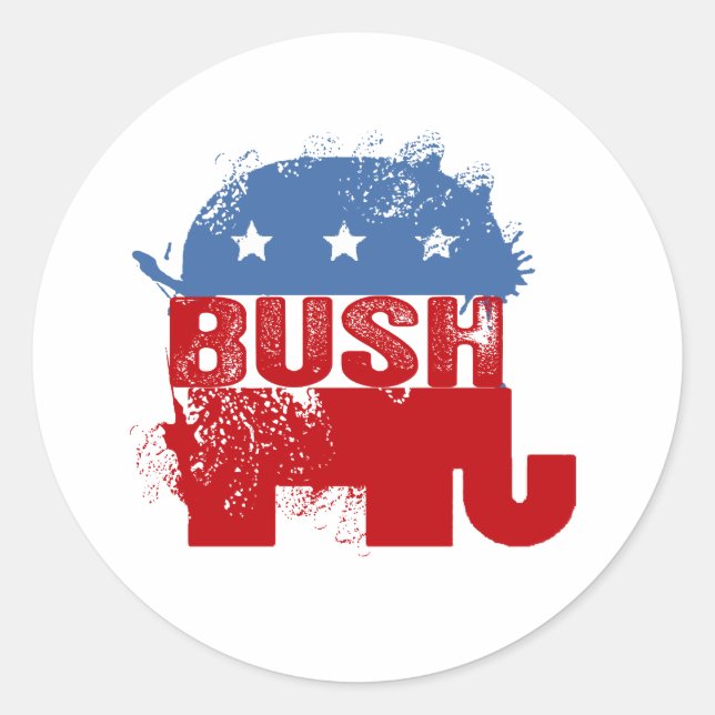 REPUBLIKANISCHE JEB BUSH RUNDER AUFKLEBER (Vorderseite)