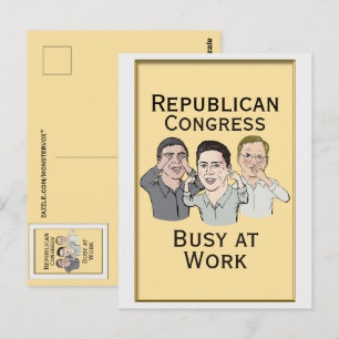 Republikanische Kongress-Postkarte Postkarte