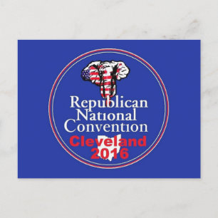 Republikanische Konvention 2016 Postcard Postkarte
