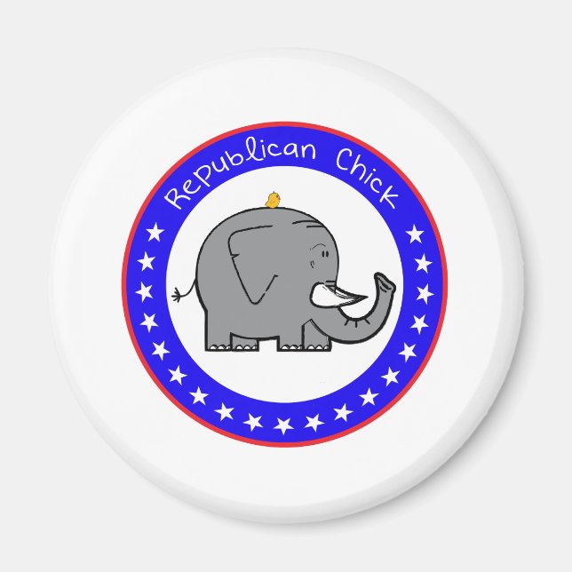 republikanische Küken Magnet (Vorne)