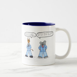 Republikanische Logik Zweifarbige Tasse