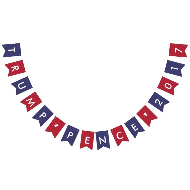 Republikanische Trumpf-Pennys-Flagge-Farben 2017 Wimpelkette (Alle)