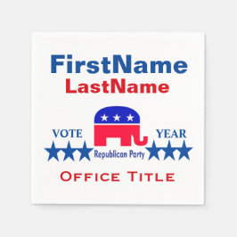 Republikanische Vorlagen Serviette