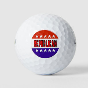 Republikanischer Button Golfball