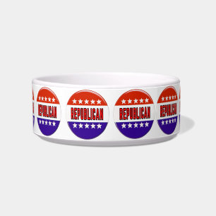 Republikanischer Button Napf