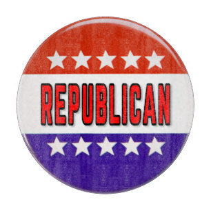 Republikanischer Button Schneidebrett